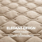 gogobunny 3X Stronger Waterproof Pet Blanket, Scratch Proof Furniture Protector for Dogs Cats, Reversible Cover 30x30 Inch, Dark Beige