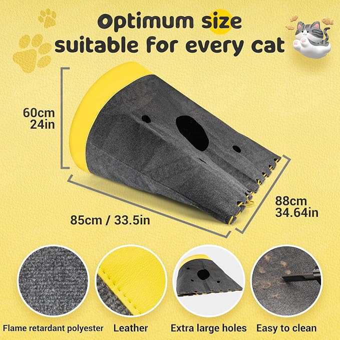 Cat Play Bag Collapsible Cat Activity Center Mat Play Rug | Cats Activity Adventure Carpet Cats Tunnel Bags Drill Sleeping Bag Crinkle Bags for Indoor