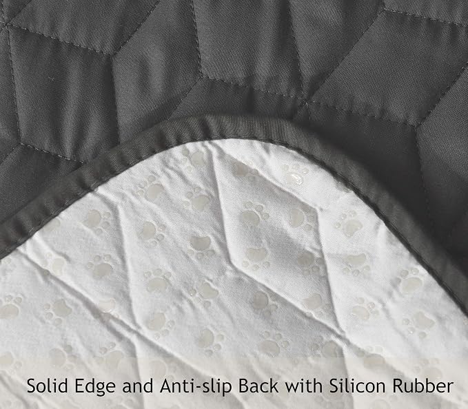 Ameritex Couch Sofa Slipcover 100% Waterproof Nonslip Quilted Furniture Protector Slipcover for Dogs, Children, Pets Sofa Slipcover Machine Washable (Green, 68'')