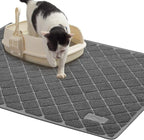 Niubya Premium Cat Litter Mat, Litter Box Mat with Non-slip and Waterproof Backing, Litter Trapping Mat Soft on Kitty Paws and Easy to Clean, Cat Mat Traps Litter from Box