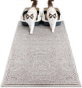 Pieviev Soft Chenille Cat Litter Box Mat, Ultra Absorbent, 36'' x 30'' | Long Plush Chenille Traps Cat Deeply, Waterproof Tpr Anti-Slip Backing, Absorbs Moisture, Machine Washable Cat Mat