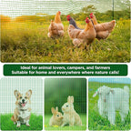 Temporary Fence with Posts,4'x50' Safety Barrier for Dog Snow Plastic Mesh Fencing with Fiberglass Stake Windbreak Rope,Movable Fencing Roll for Garden Backyard Outdoor Animal Protect