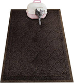 Cat Litter Mat Traps Litter from Litter Box XL Size 47"X36" Durable Trapping Rug, Non-Slip and Waterproof, Easy to Clean