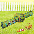 Cat Play Tunnel + Cube(with Three Ways) for Indoor and Outdoor, Cat Playpen, Play Enclosures, Collapsible Playhouse, Tunnel, Easy to Connect with Tent 2 Tunnels + Cube