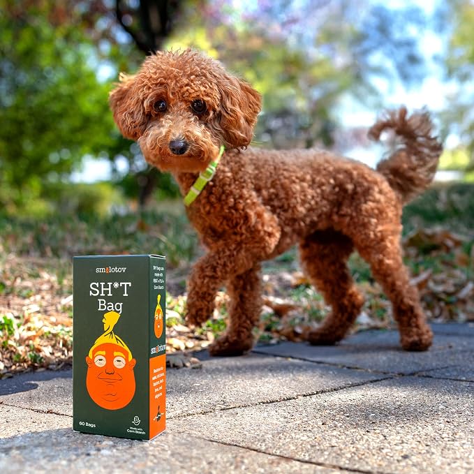 Dog Poop Bags Rolls, Unscented, Leakproof, Stable Genius, 60 Bags | The original viral bag — 4 pet waste refills, 15 per roll, easy tear-off. Unscented, 4 Rolls