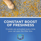 Fresh Step Cat Litter Crystals Deodorizer Non Toxic Odor Neutralizing Crystals for Litter Boxes Help Control Smells and Keep Home Fresh Summer Breeze Scent 15 Ounce 6 Pack Extended Supply | Non-toxic crystals neutralize odor at the source in any litter...