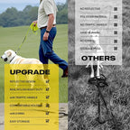 Fida Obedience Recall Training Agility Lead, 30FT Long Dog Leash, Yellow | 33FT & 50FT, Traffic Handle, Soft Padded, Reflective for Night Safety, Durable Nylon Dog leash for Small Medium Large Breeds