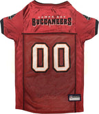 Pets First NFL Tampa Bay Buccaneers Dog Jersey, Size Large, Football Shirt Costume for Pet, Dog Sports T-Shirt, NFL Team Clothing for Cats, Licensed Pet Apparel Available in 7 Sizes and 32 Teams