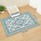 Unicorn Catcher 33"x22" Cat Litter Mat Non-Slip Washable Litter Box Mat | High-Density PVC Litter Catcher Mat Efficiently Traps Scattered Litter From Paws To Keep Floors Clean