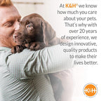 K&H Pet Products Thermal-Bowl Heated Water Bowl for Cats & Dogs Outside, Safety Listed Outdoor Heated Dog Dish for Pets, Automatic No Freeze, Anti Chew Cord - 102 Ounces Stainless 25W | Outdoor Water Stays Unfrozen In Winter. Outdoor Heated Dog Dish fo...