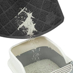 Niubya Premium Cat Litter Mat, Litter Box Mat with Non-Slip and Waterproof Backing, Litter Trapping Mat Soft on Kitty Paws and Easy to Clean, Cat Mat Traps Litter from Box