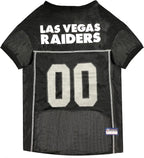 Pets First NFL Raiders Dog Jersey, Size Medium, Football Shirt Costume for Pet, Dog Sports T-Shirt, NFL Team Clothing for Cats, Licensed Pet Apparel Available in 7 Sizes and 32 Teams
