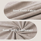 Couch Cover for 2 Cushion Sofa, Washable Cat Scratch Proof Sofa Covers Love Seat L Shape Soft Sectional Sofa Slipcover Furniture Protector for Dogs Pets Kids, 71" x 102", Oat