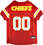 Pets First NFL Dog Jersey, Kansas City Chiefs, Size 3XL. Officially Licensed, Comfortable Mesh Jersey for Dogs