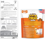Nylabone Power Chew Knuckle Bone & Pop-in Dog Treat Toy & 30 Treat Refills | Large breeds, chicken flavor, all-natural treats, dog enrichment, interactive dog toys to keep them busy, dogs up to 50 lbs