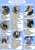 D Doggy Star Italian Greyhound Snowsuit Winter Thick Padded Coat Warm Outfits Jacket Turtleneck Clothes Whippet for Dog (3XL,Snowsuit Khaki)