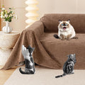 Loiion Cat Scratch Proof Furniture Protector Waterproof Sofa Cover 118"x71" | Pet-Friendly Couch Protector, Anti-Scratch & Anti-Slip Sofa Cover For Cats Dogs Kids, Machine Washable