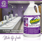 OdoBan 911162-G Disinfectant Odor Eliminator and All Purpose Cleaner Concentrate, Lavender Scent, 128 oz