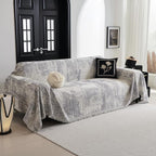 MYSKY HOME Couch Cover for Sectional Sofa Set Furniture Sofa Cover Washable for Dog Cat Pet Couch Cover 3 Cushion Couch Sofa Chenille Couch Protector Multi Use Couch Covers Blanket,91" X150"
