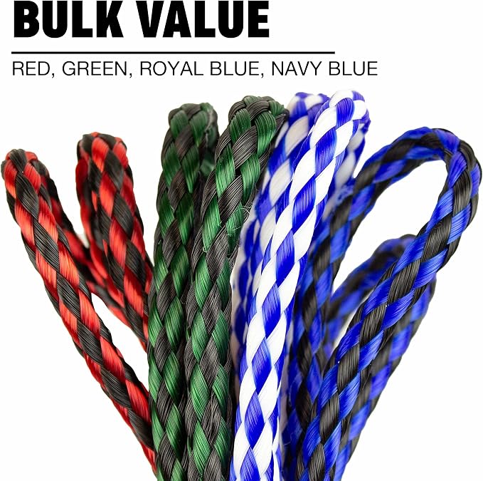 Downtown Pet Supply Braided Poly Slip Lead Dog Leash, 24 Pack, 5' Long - Universal Dog Slip Leash with Metal O Ring - Great for Groomers, Shelters, Rescues, Vets, or Doggy Daycares