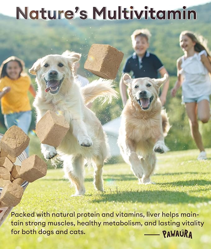Freeze Dried Duck Liver Treats for Dogs & Cats,3.53oz | Single Ingredient, High-Protein, Grain-Free, All-Natural Pet Snack, Resealable Tub, Ideal for Training or Meal Topper