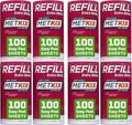 Refill for Metkix Lint Rollers 8 Pack (Total 800 Sheets)