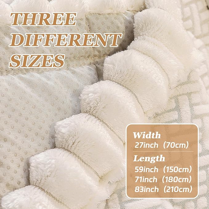 Plush Couch Cover for Dogs – Non Slip Pet Sofa Protector, Ultra Soft Washable Couch Cover for Pets, Anti-Slip Backing Furniture Protector for Cats & Dogs, Fits Standard & L-Shape Sofas (Only 1PC)
