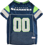 Pets First NFL Seattle Seahawks Dog Jersey, Size XX-Large, Football Shirt Costume for Pet, Dog Sports T-Shirt, NFL Team Clothing for Cats, Licensed Pet Apparel Available in 7 Sizes and 32 Teams