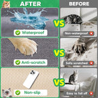 Loiion Cat Scratch Proof Furniture Protector Waterproof Sofa Cover 150"x91" | Pet-Friendly Couch Protector, Anti-Scratch & Anti-Slip Sofa Cover For Cats Dogs Kids, Machine Washable