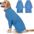 cyeollo Dog Sweater Long Sleeve Knitted Turtleneck Pullover Warm Clothes | Ultra Soft Warm Knit, Full Coverage, 4-Way Stretch for Easy Movement, Easy On & Off, Winter Daily Wear for Small Dogs