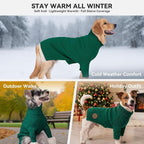 cyeollo Dog Sweater Long Sleeve Knitted Turtleneck Pullover Warm Clothes | Ultra Soft Warm Knit, Full Coverage, 4-Way Stretch for Easy Movement, Easy On & Off, Winter Daily Wear for Small Dogs