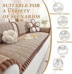 Couch Covers Washable Couch Cover for Dogs Fuzzy Sofa Covers for Pet, Non-Slip Sofas Slipcover Cushion Protector Pets Mat Dog Bed Mats(Only 1PC)