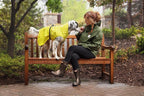 Goldpaw Rainpaw Waterproof Dog Raincoat - Durable Dog Rain Jacket for Medium Dogs - Easy to Wear, Adjustable, Premium Pet Outerwear - Made in The USA - Machine Washable - Yellow - Size 20
