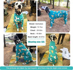 Dog Recovery Suit After Surgery Female Male, Medium Large Dog Neuter Shirt Cone Alternatives Prevent Licking Surgical Onesies (Green Pony, 7XL)