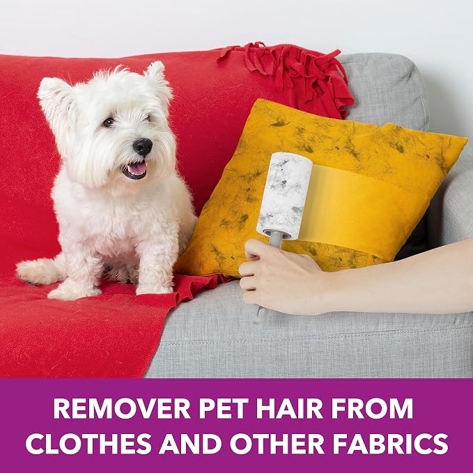 Extra Sticky Lint Roller Refills Only, 660 Easy-Tear Sheets for 3.9"-4" Lint Rollers with 1.5" Inner Diameter - Superior Cleanliness for Clothes