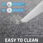 Drymate Cat Litter Box Mat, Litter Trapping Mat, Grey, 36x47 Jumbo XXL | Waterproof, Urine-Proof, Absorbent, Machine Washable, Soft on Paws, Contains Mess, Protects Floors, Kitten Supplies, USA Made