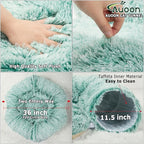 AUOON Plush Cat Tunnel Bed for Indoor Cats, 36" L x 36" W x 11.5" H, Gray | 2 in-1 Interactive Cat Toy, with Hanging Ball Toy, Machine Washable Center Pad, for Kitten Puppy Rabbit Ferret