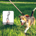Mile High Life Pink Dog Leash with Genuine Leather Handle, 4/5/6 FT | Rope Leash, Heavy Duty 360° Swivel Metal Clasp, for Small Medium & Large Dogs (Light Pink, 72 Inch)