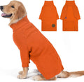 cyeollo Dog Sweater Long Sleeve Knitted Turtleneck Pullover Warm Clothes | Ultra Soft Warm Knit, Full Coverage, 4-Way Stretch for Easy Movement, Easy On & Off, Winter Daily Wear for Small Dogs