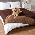PetAmi Waterproof Couch Cover for Dog Nonslip Bed Sofa Blanket 102x82 Brown