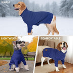 cyeollo Dog Sweater Long Sleeve Knitted Turtleneck Pullover Warm Clothes | Ultra Soft Warm Knit, Full Coverage, 4-Way Stretch for Easy Movement, Easy On & Off, Winter Daily Wear for Small Dogs