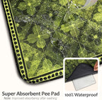 Washable Pee Pads for Dogs, Reusable Puppy Potty Training Pads, Ultra-Absorbent Thick Waterproof Leak-Proof Non-Slip Pads & Mat for Crate, Playpen, Floor, Whelping & Housebreaking , 2 Pack 36"x48"