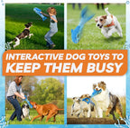 LEGEND SANDY Large Squeaky Dog Toys to Keep Them Busy, Interactive Plush Dog Toy,Crinkle Tug of War Dog Chew Toy for Small, Medium, and Large Dogs