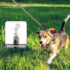Mile High Life Dog Leash with Genuine Leather Handle, 4/5/6 FT | Comfortable Leather Grip Rope Leash, Heavy Duty 360° Swivel Metal Clasp, for Small Medium & Large Dogs (Khaki Black, 48 Inch)