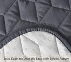 Ameritex Couch Sofa Slipcover 100% Waterproof Nonslip Quilted Furniture Protector Slipcover for Dogs, Children, Pets Sofa Slipcover Machine Washable (Light Grey, 78'')