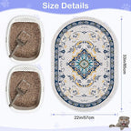 Bienbee Cat Litter Mat, 33" x 22" Dense Trapping Mesh for Litter Boxes | Litter Box Mat with PVC Mesh, Waterproof &Urineproof, Non-Slip Grip, Soft On Kitty Paws and Easy to Clean to Protect Floor