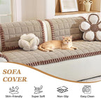 Couch Covers Washable Couch Cover for Dogs Fuzzy Sofa Covers for Pet, Non-Slip Sofas Slipcover Cushion Protector Pets Mat Dog Bed Mats(Only 1PC)