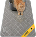 Conlun Cat Litter Mat Litter Trapping Mat, 40" x 28" Premium Durable PVC Grid Mesh with Scatter Control, Non-Slip, Less Waste Cat Litter Box Mat, Soft on Kitty’s Paws, Urine Waterproof