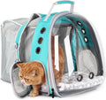 Lollimeow Cat Carrier Backpack, Expandable Bubble Pet Carrier for Cats and Small Dogs, Airline Approved Travel Backpack for Hiking, Walking & Outdoor Adventures - Supports up to 14 lbs