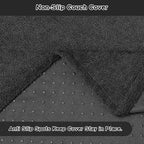 Chair Cover Cat Scratch Proof Recliner Chair Covers, Oversized Armchair Sofa Covers Washable Sofa Slipcover for Single Couch, Soft Small Couch Slipcover for Pets Dogs, 71" x 91", Black